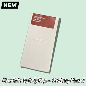 New in Box | Haus Labs by Lady Gaga Skin Tech Foundation – 540 Deep Neutral (30